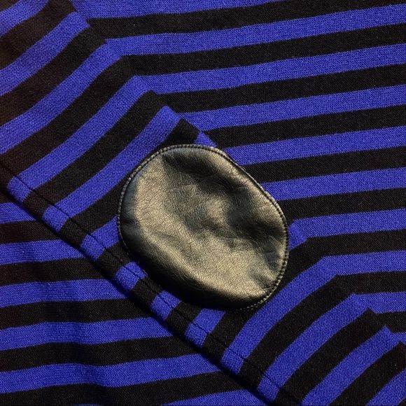 Club Monaco Italian Yarn Merino Wool Striped Sweater Sz. Medium - Picture 5 of 8